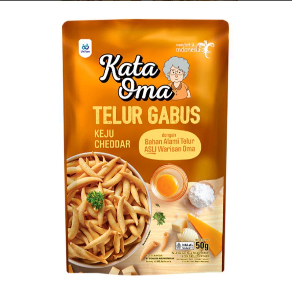 

Kata Oma Telur Gabus Rasa Keju 50 g