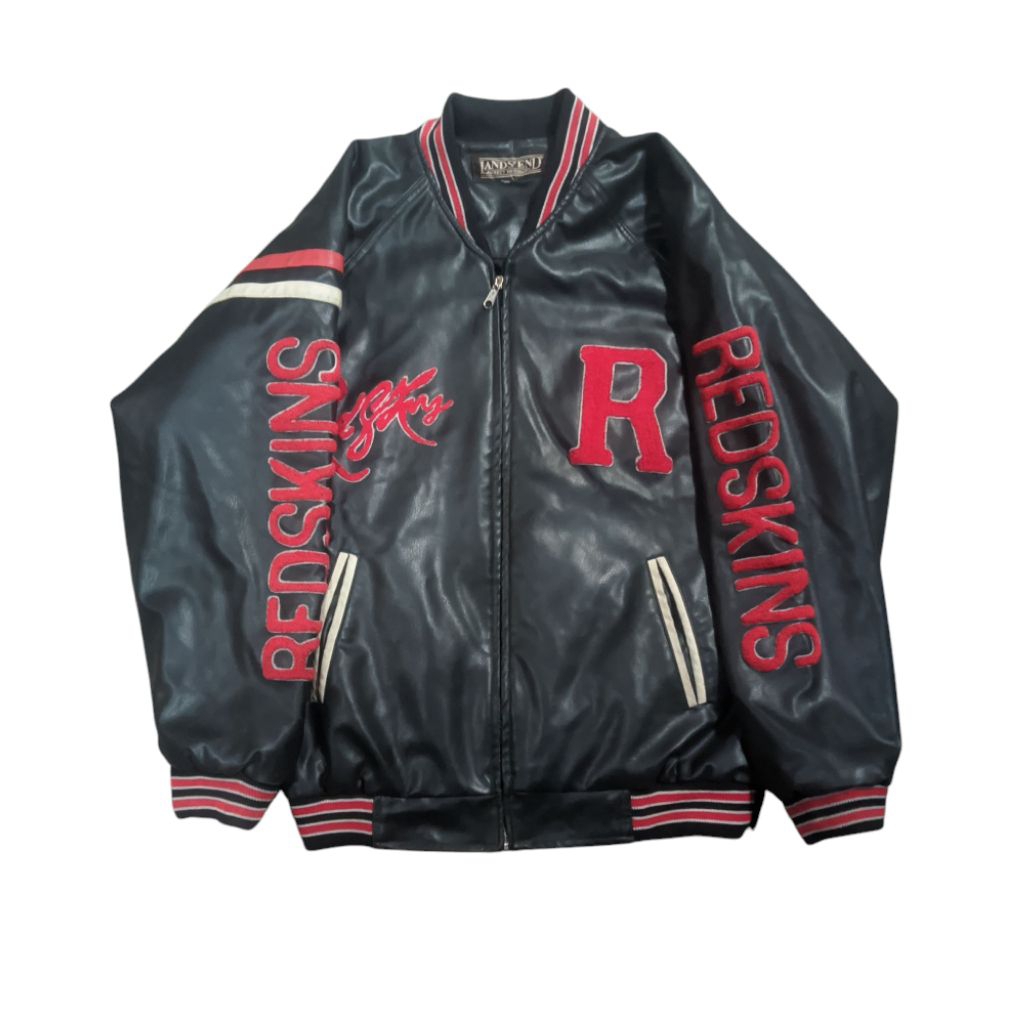 Varsity jacket leather sintetis