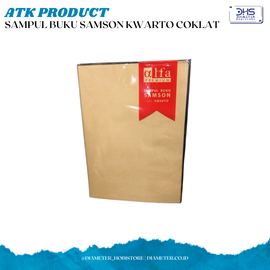 

Sampul Buku Samson Kwarto Coklat / Kraft Cokelat