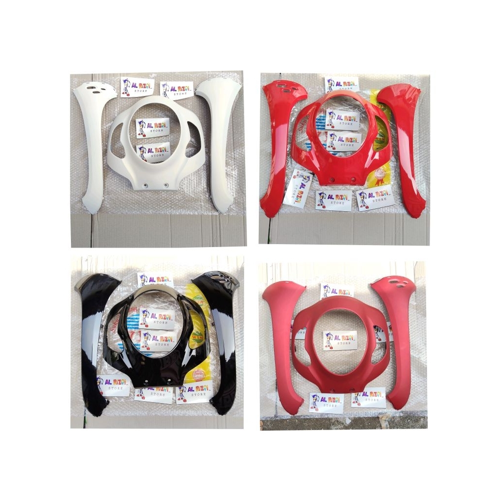 merek WIN cover tameng depan + sayap depan scoopy fi stylish prestige body depan scoopy new prestige