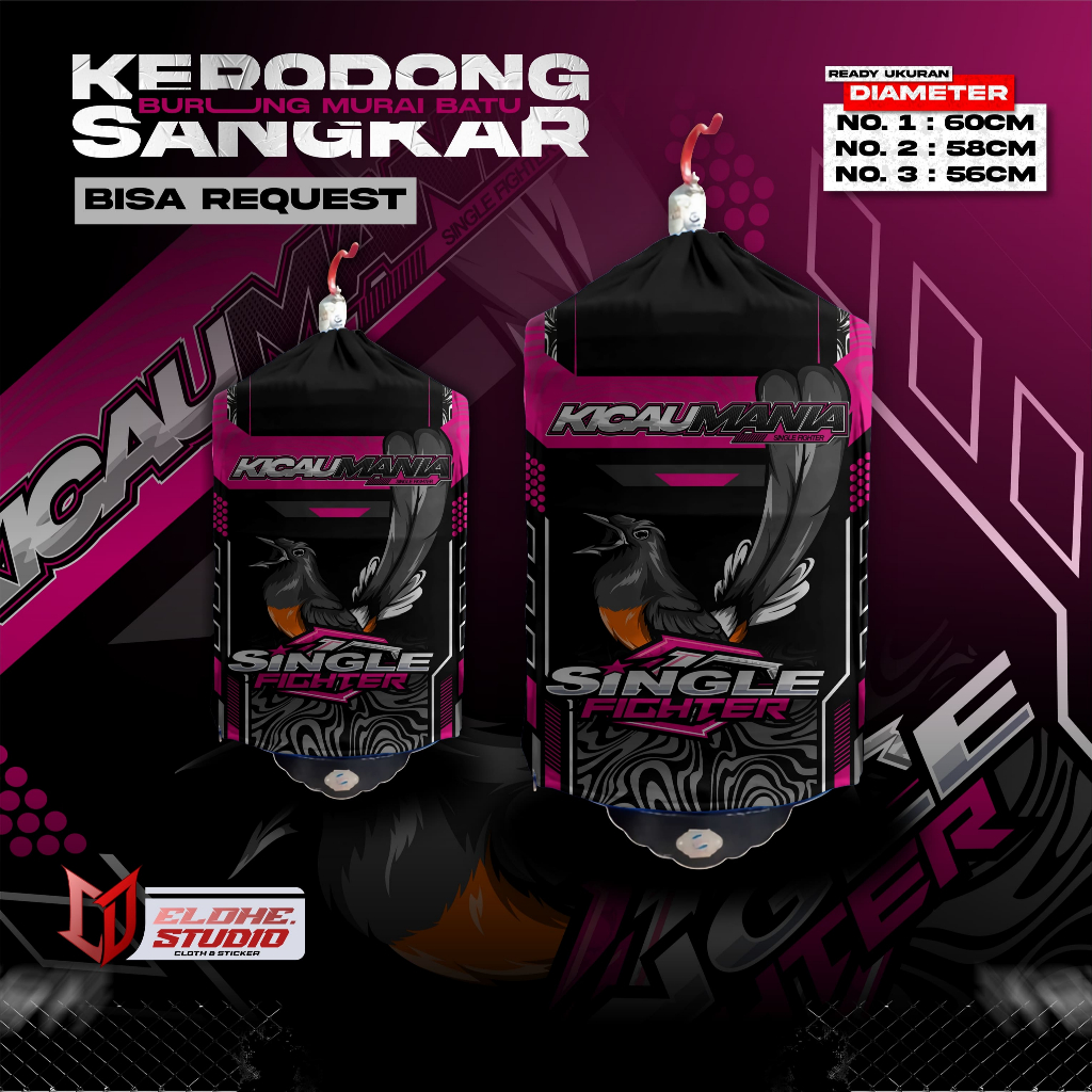 Kerodong Sangkar Bulat Murai Batu Custom MURAI BATU bisa request