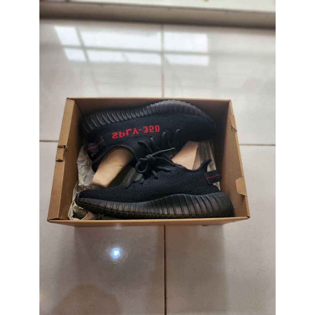 Adidas Yeezy 350 V2 Black Red 1000% ORIGINAL - Bekas