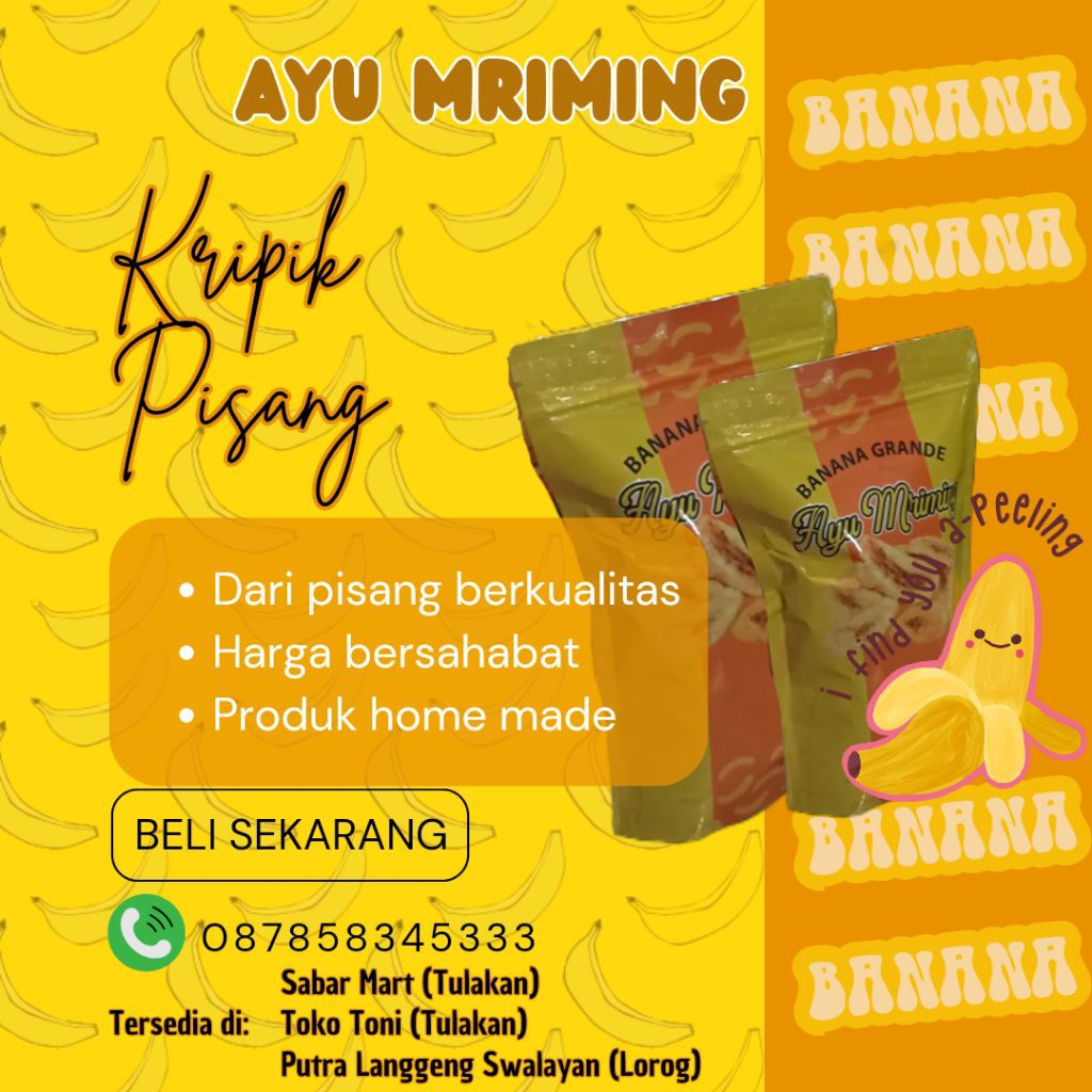 

Criping Pisang Ayu Mriming