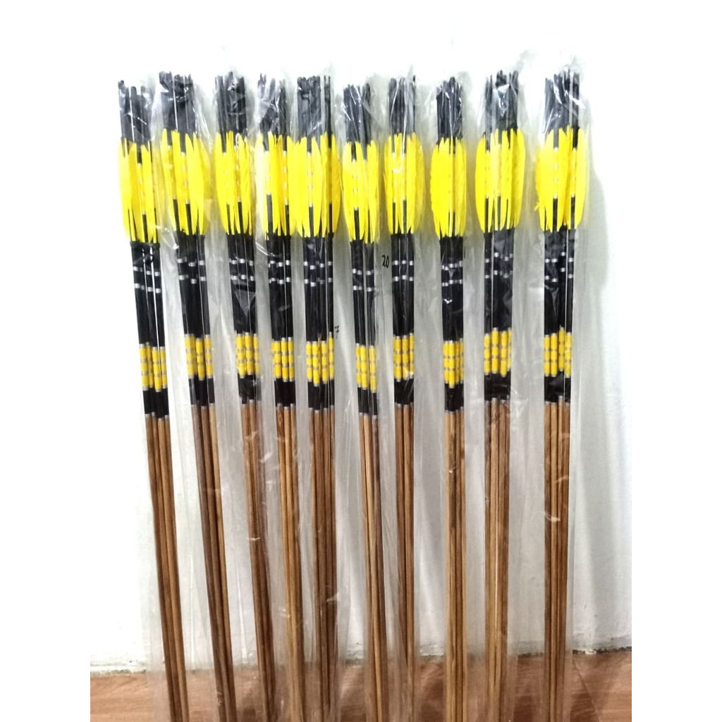 ARROW BAMBU PETUNG PREMIUM CRESSTING VANESH ENTOK IMPORT 4 INCI REMAJA / DEWASA(12PCS) RIMAYAH / PAN