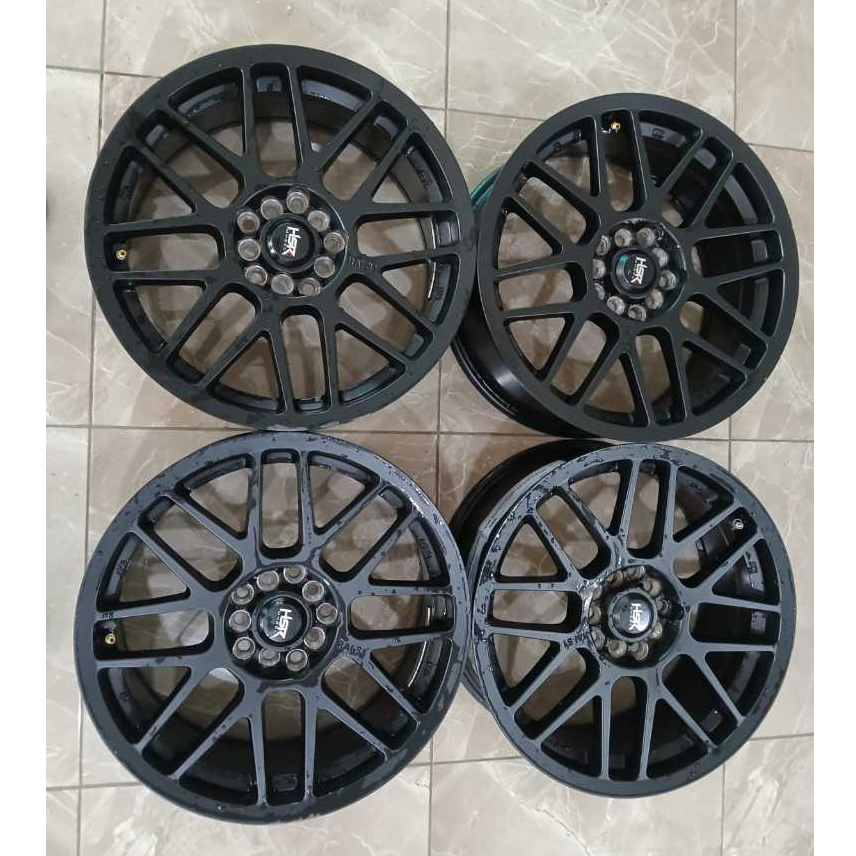 veg RAI-S1 HSR R17 X7,5 10X100/114,3 ET40 BLACK kondisi bekas