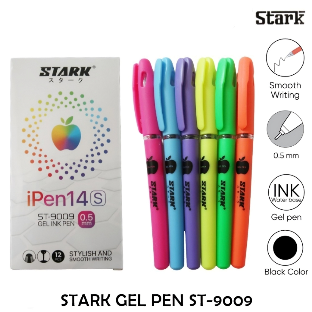 

Gel Pen ST-9009 iPen14 S STARK Per Lusin ( ISI 12 PCS )