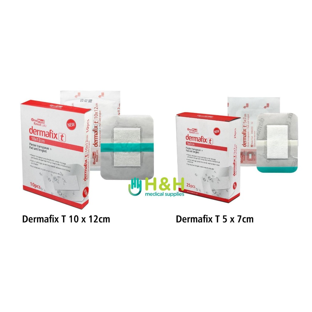 Dermafix T / Plester Luka Waterproof / Plester Luka Anti Air / Plester / Perban Luka / Handsaplast