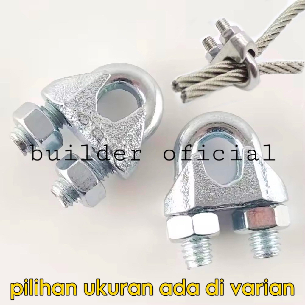 Klem Kuku Macan Clamp Seling 3mm 5mm 6mm 8mm 10mm 12mm 16mm 20mm Klem Penjepit Kuku Macan Clamp Jepi