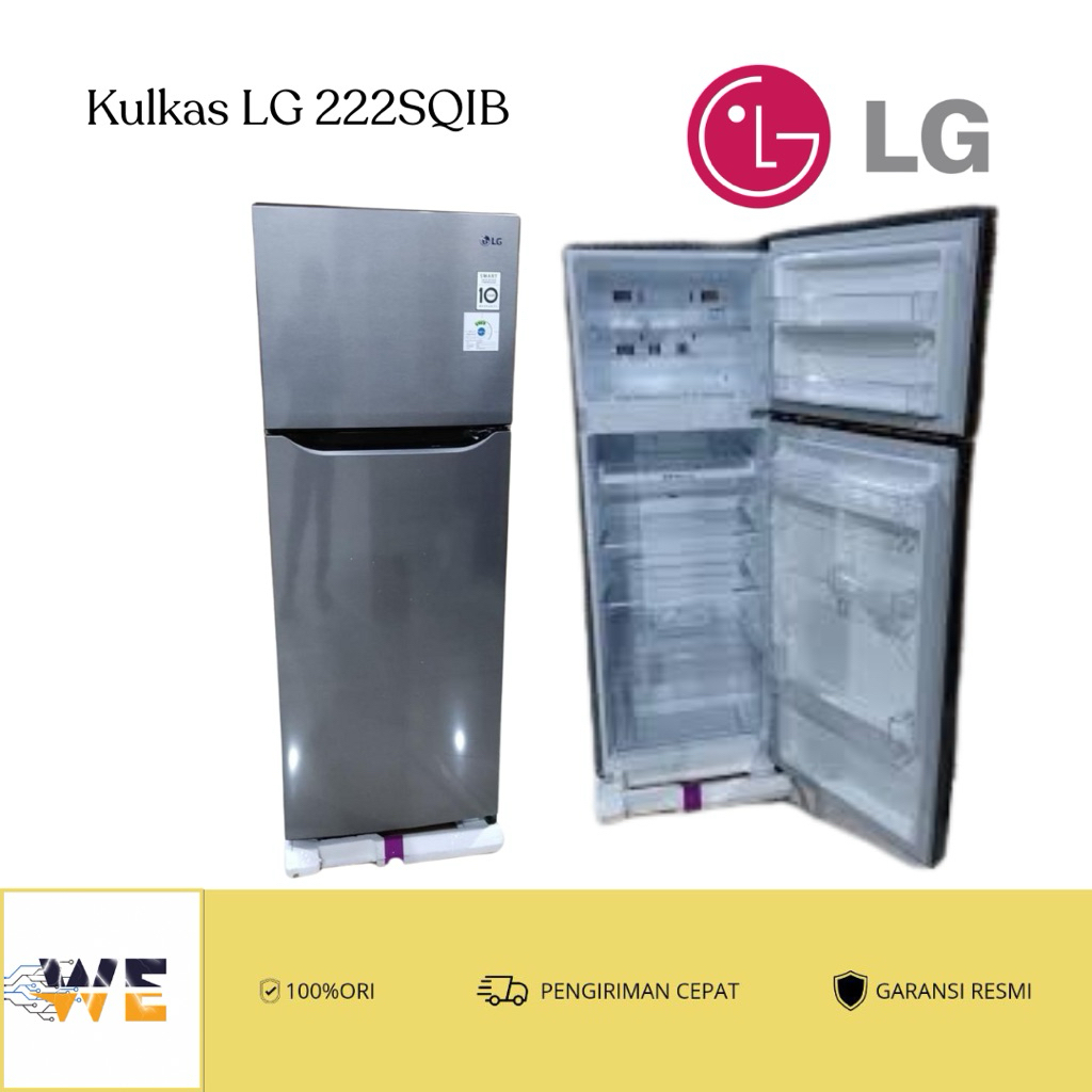 KULKAS 2Pintu LG 222SQIB