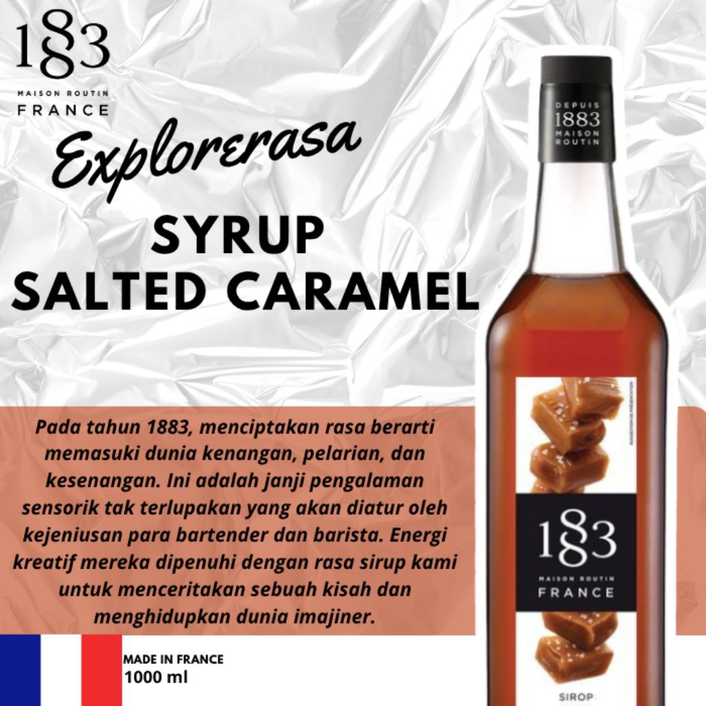 

1883 syrup Salted caramel 1 liter