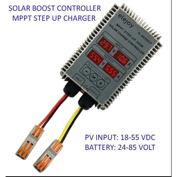 Solar Boost Charger Controller ELEJOY MPPT Step Up