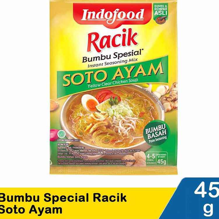 

indofood bumbu spesial racik soto ayam 45g