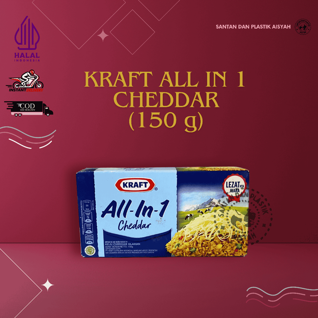 

KEJU KRAFT ALL IN 1 CHEDDAR (150 g)
