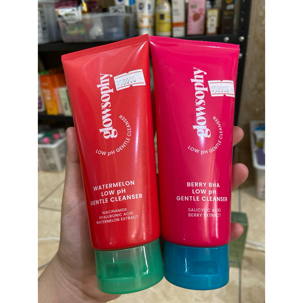 glowsophy Low pH Gentle Cleanser |  Water Melon Low pH Gentle Cleanser | Berry BHA Low pH Gentle Cle