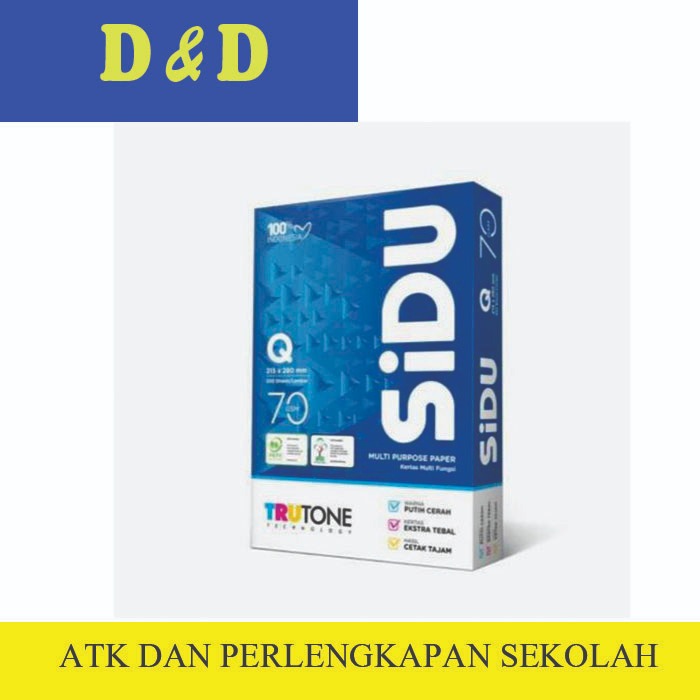 

KERTAS QUARTO MERK SIDU