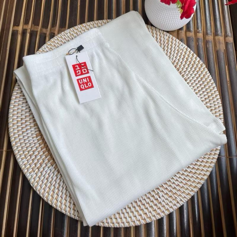Celana Kulot Jumbo Wanita Rib Knit Anti Kusut