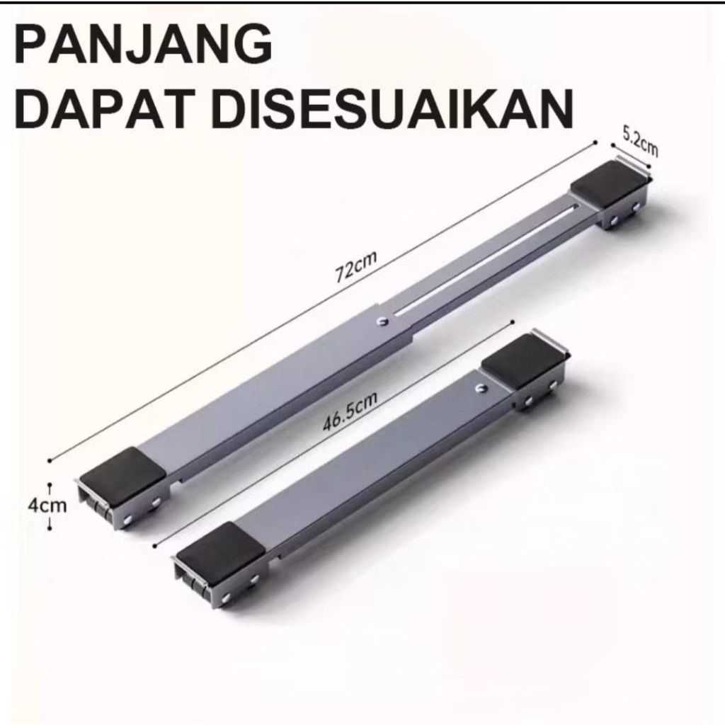 Roda lemari / roda kulkas / tatakan kulkas roda mesin cuci / alas mesin cuci / roda pindah barang