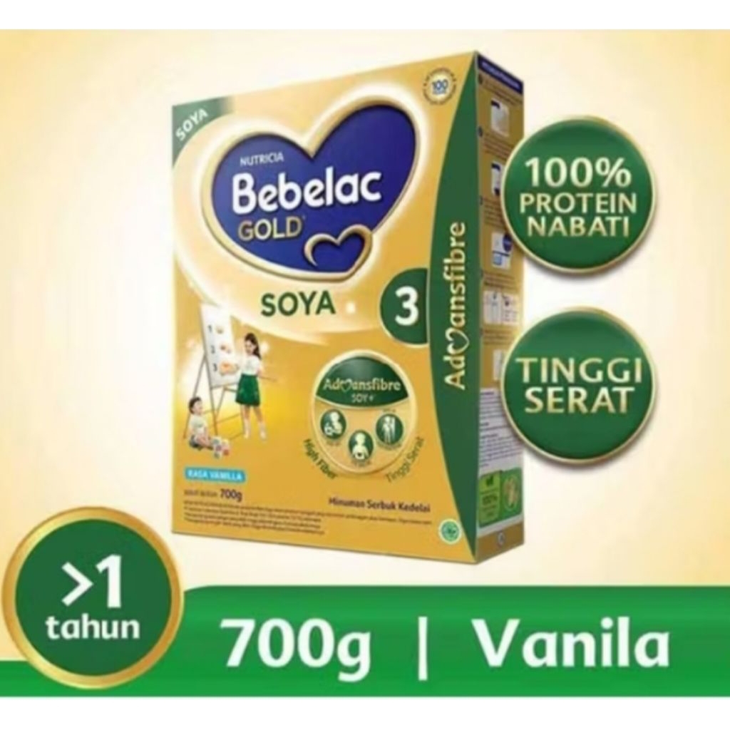 BEBELAC GOLD SOYA 1-3TAHUN 700GR