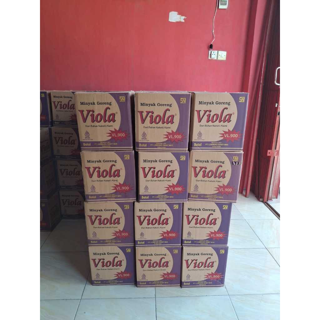 

VIOLA 1 DUS/12 PCS BOTOL 750 ML MINYAK GORENG