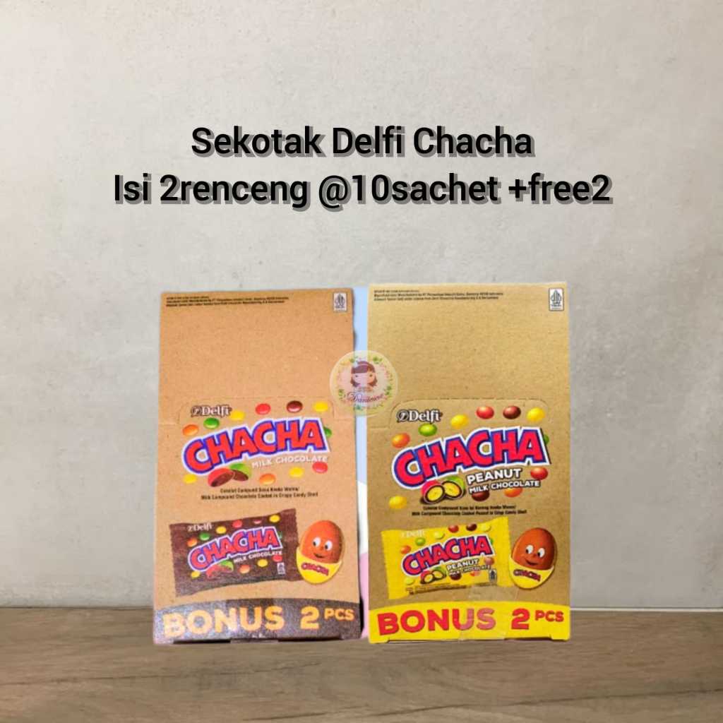 

Delfi chacha milk chacha peanut kotak Isi 2 renceng ( ds bgr )