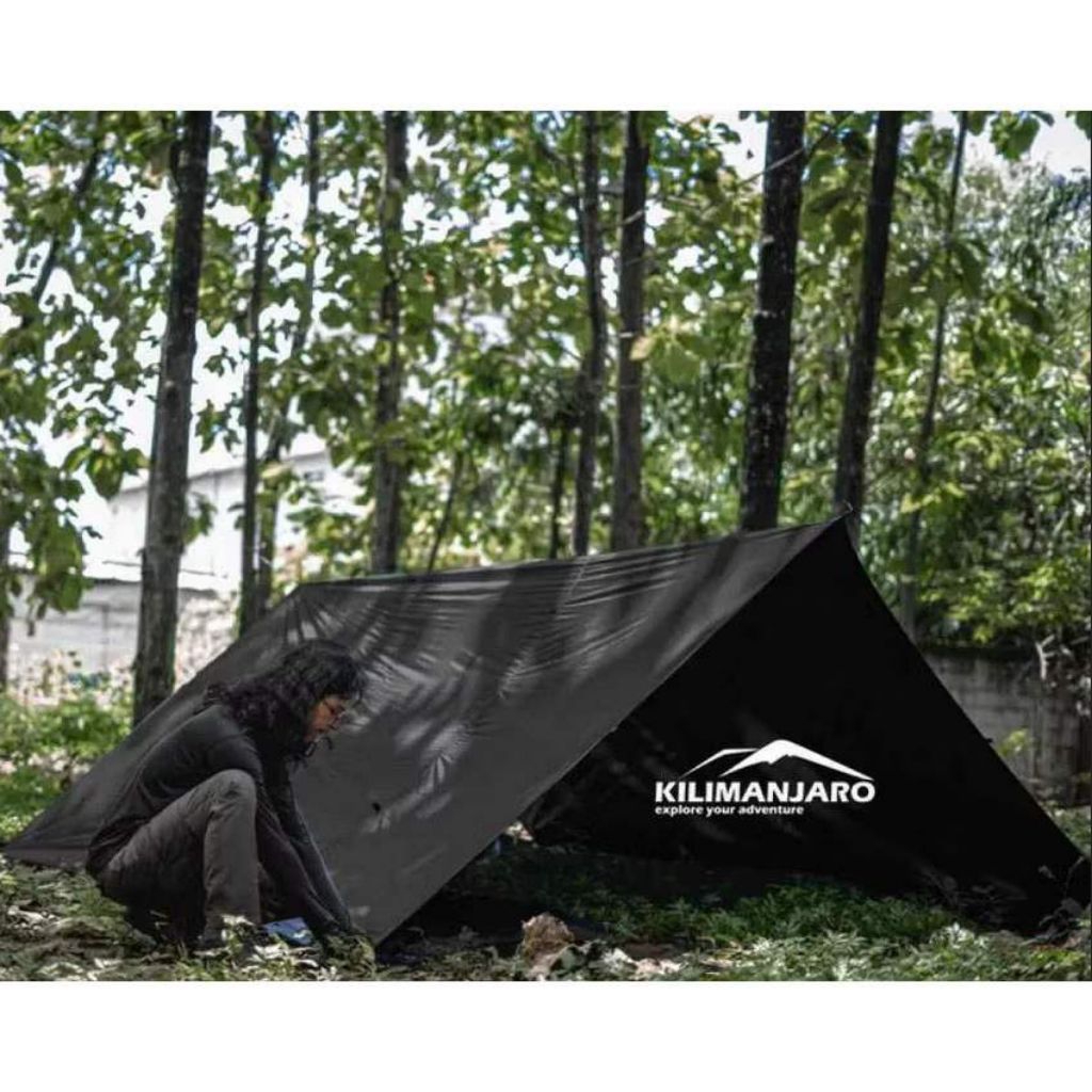 Kilimanjaro Flysheet 4x3 M Multifungsi Waterproof Tenda Darurat Original