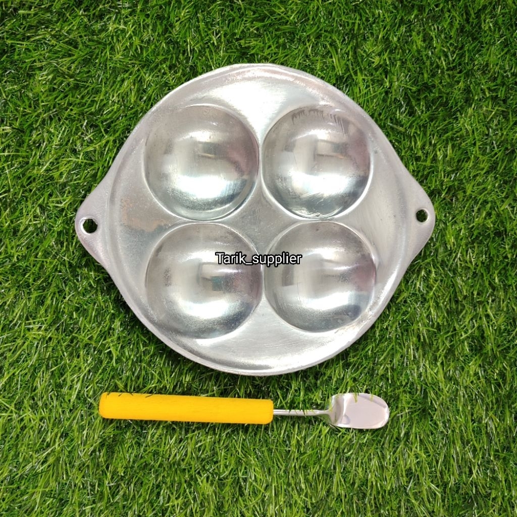 Cetakan Kue Selong, Serabi, Apem,Maklor Anti Lengket bonus sutil