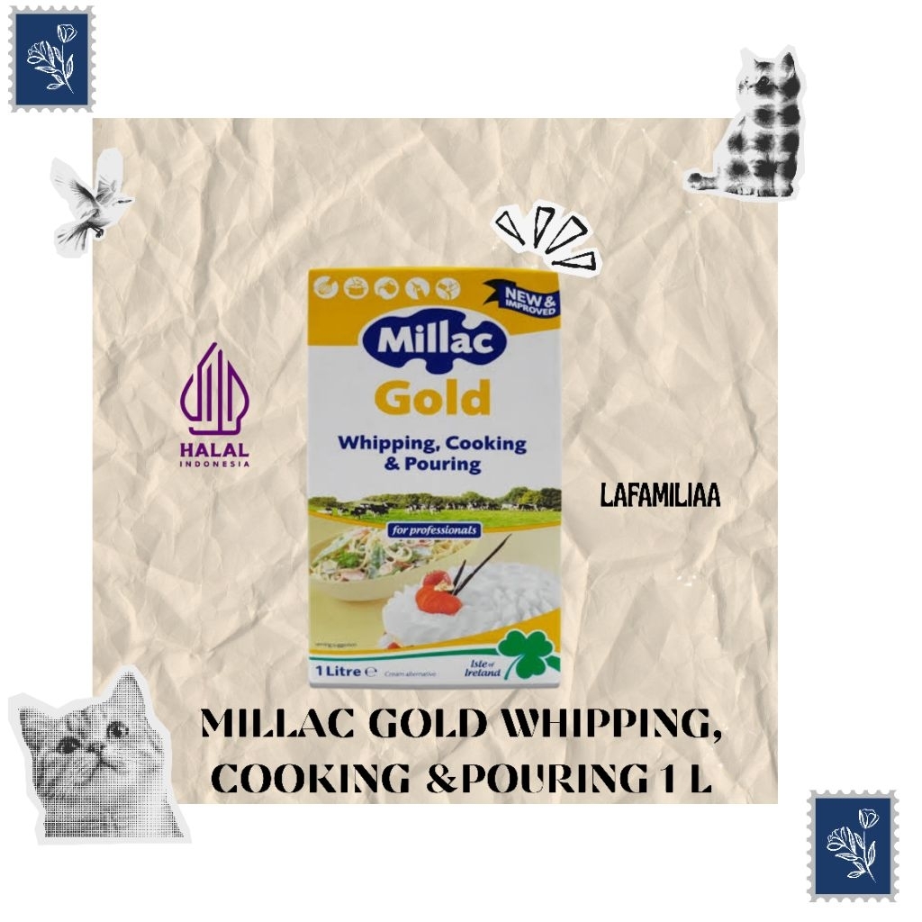 

Milac Gold Whipping,Cooking & Pouring 1L