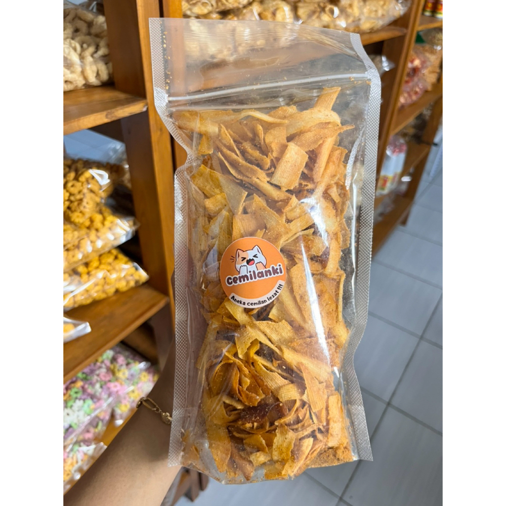

Brekele singkong kriwil pedas serut 250 gr