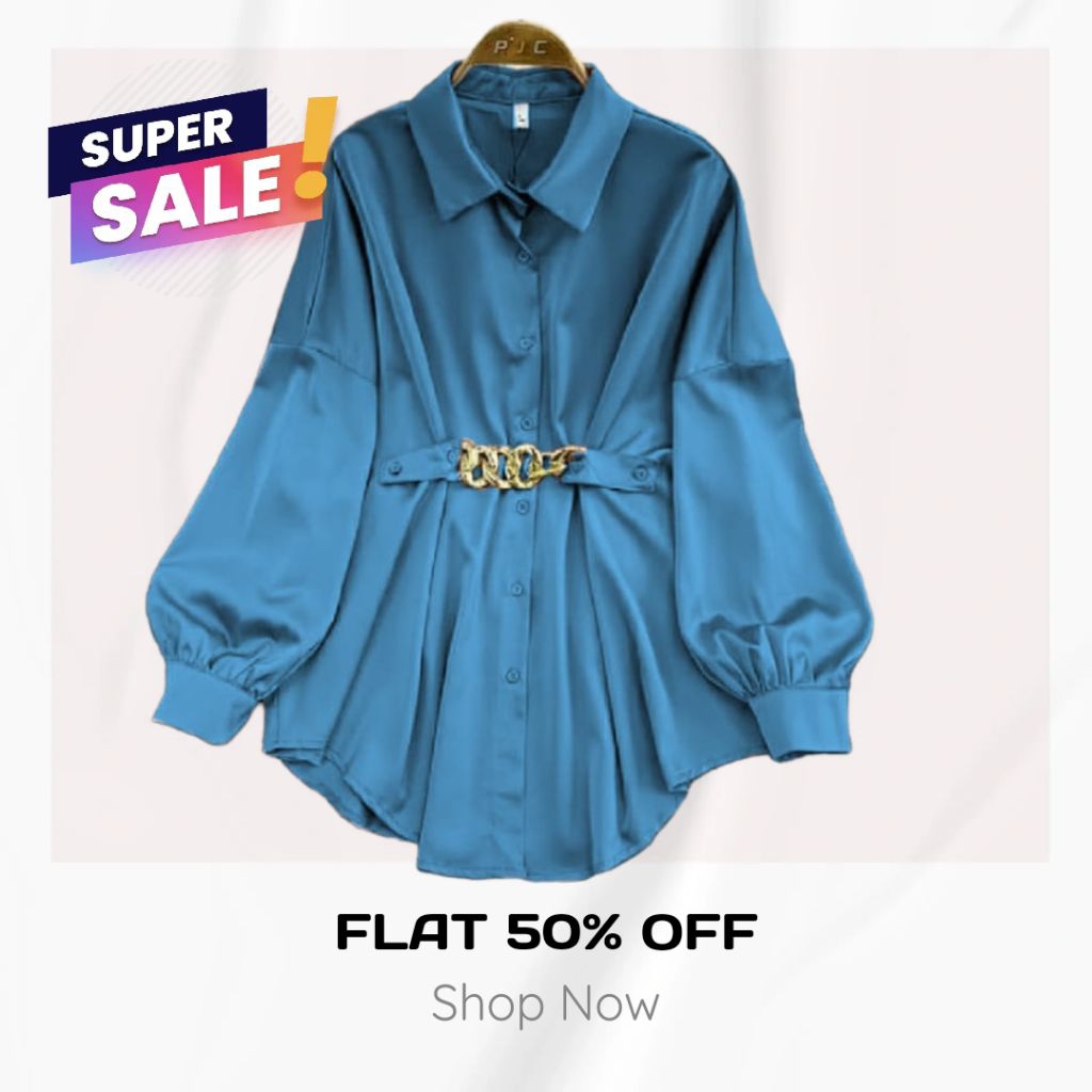 KEMEJA KERJA WANITA | KEMEJA POLOS ATASAN WANITA OVERSIZE BLOUSE | MELDA TOP