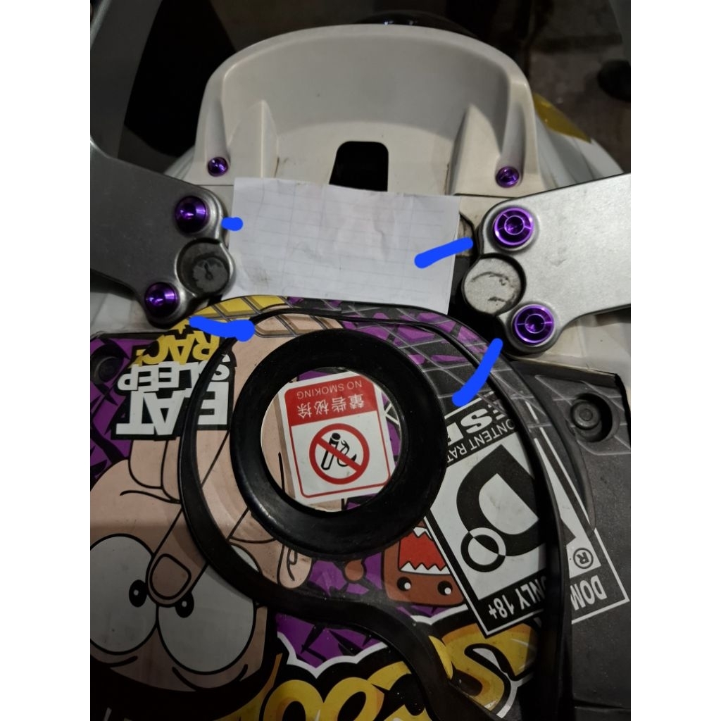 Baut titanium Behel scoopy esp