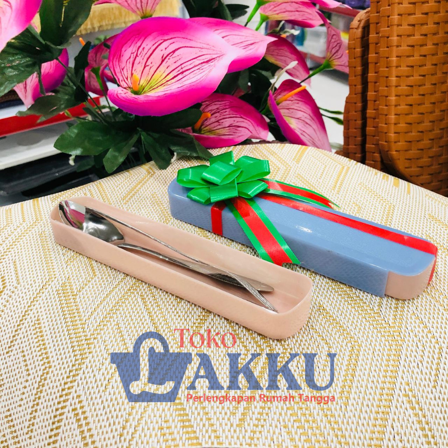 SENDOK MAKAN SET STAINLESS | SENDOK ANAK-ANAK | SENDOK BEKAL | SENDOK SOUVERNIR
