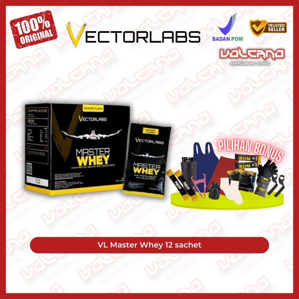 VL Master Whey 540 gr 12 sachet VectorLabs isolate concentrate protein