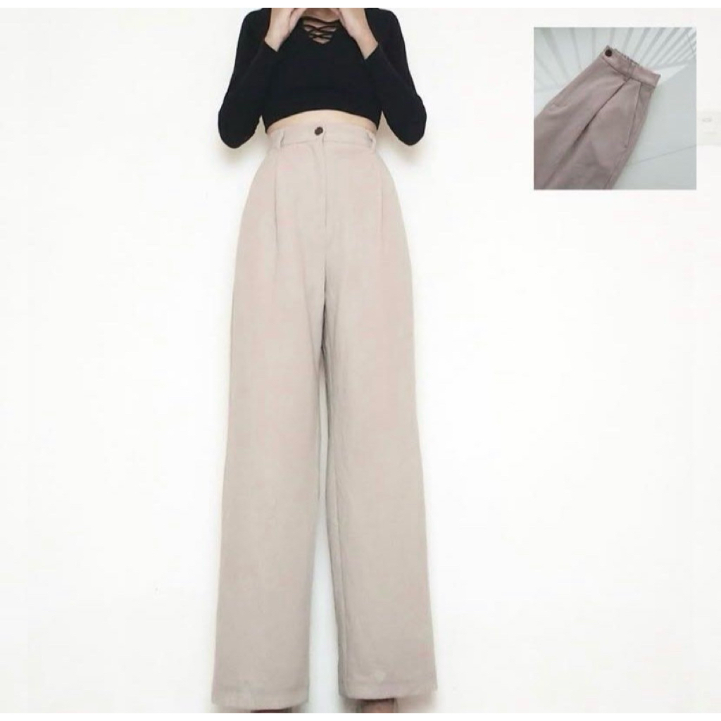 baggy loose pants w closet dusty