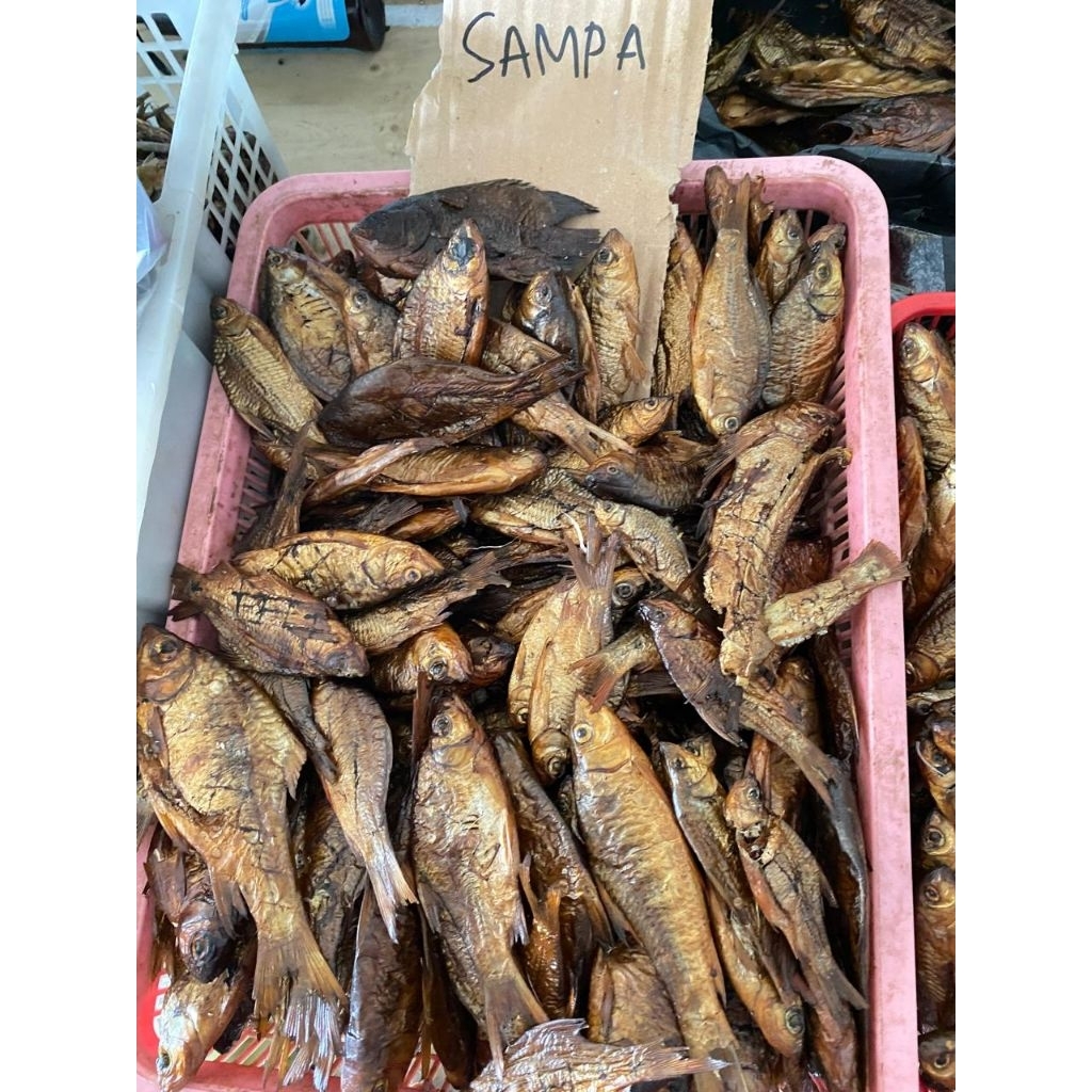 

Ikan asap sampa (Kemasan vacuum + bubble)