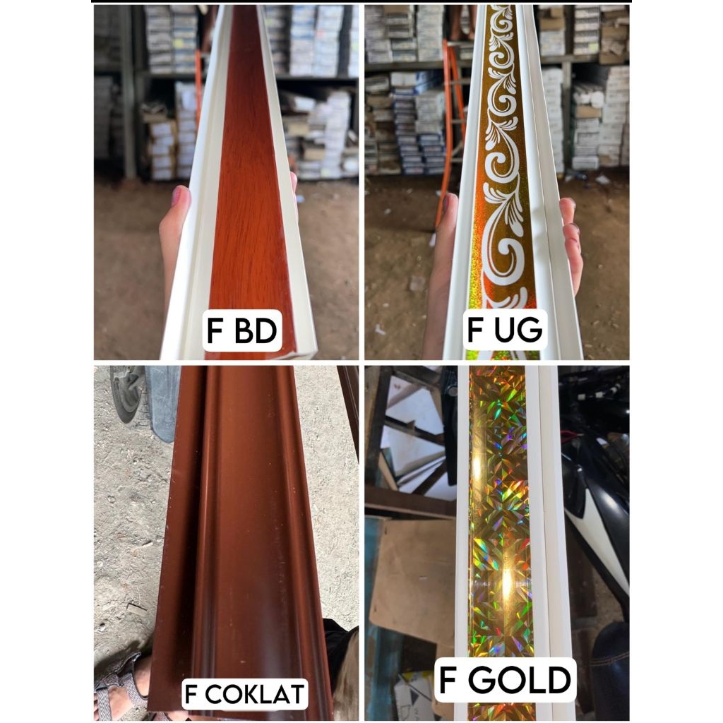 Lis plafon pvc lebar 5-6cm