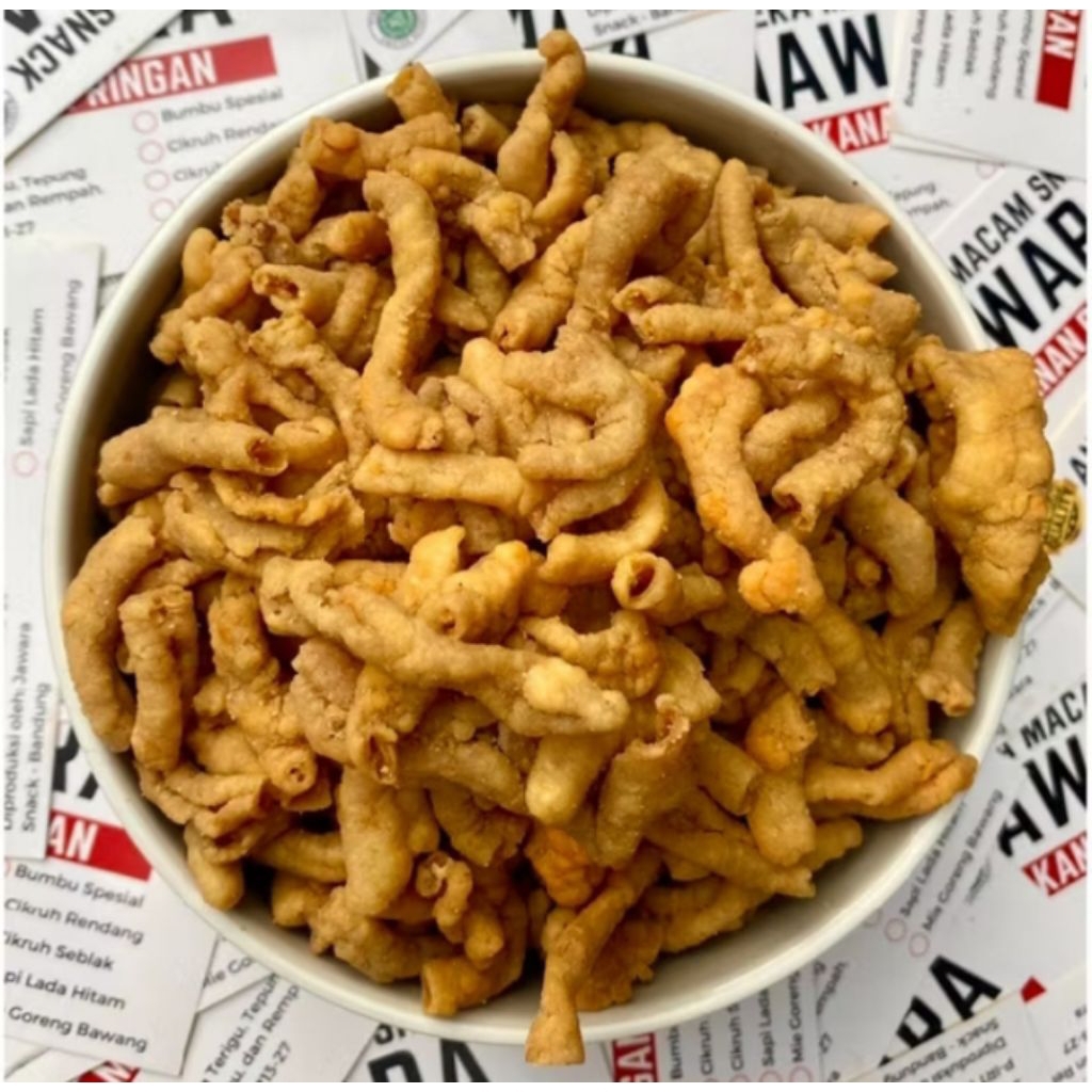 

Cahayadstore Usus Krispy Pedas Daun Jeruk/ Usus Krispy Viral/ Usus Krispy Renyah Kriuk