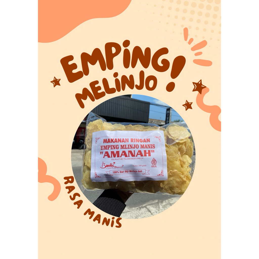 

Emping Melinjo Mentah Manis 500 gr