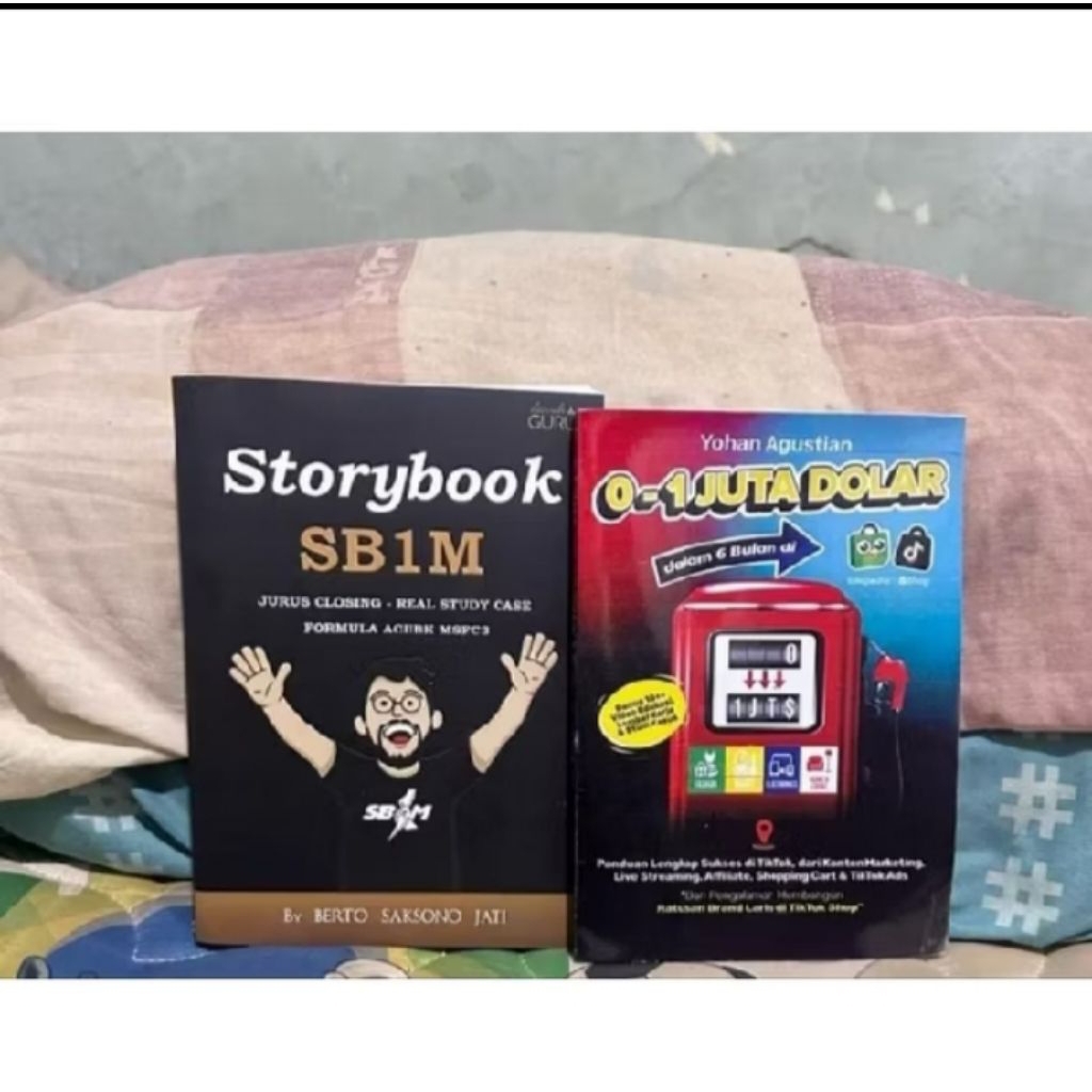Paket 2 Buku Storybook SB1M Dan 0-1 Juta Dollar