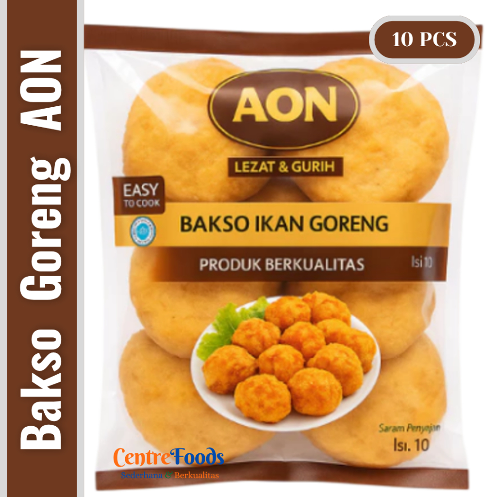 

Bakso Ikan Goreng - Baso Ikan Goreng AON | isi 10 Pcs [ Harga Per BKS ]