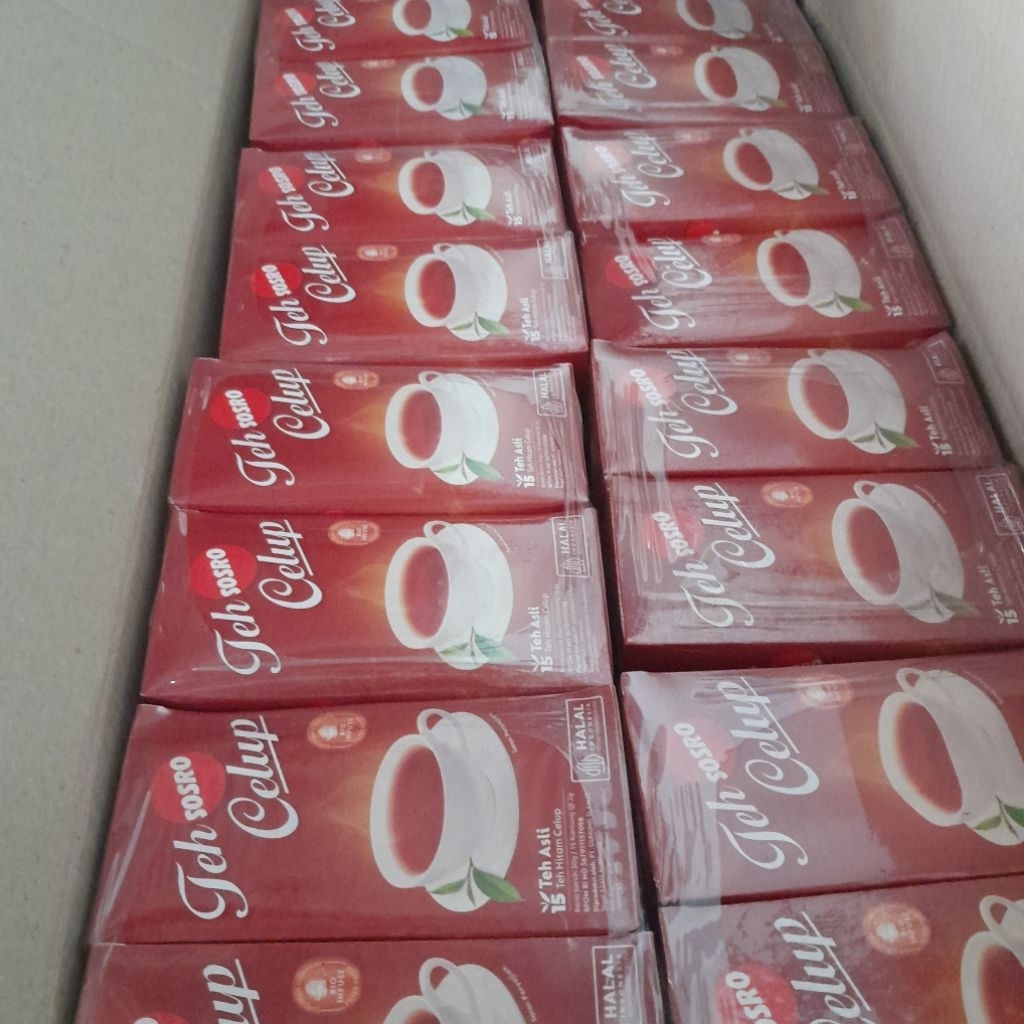 

TEH CELUP SOSRO 1DUS ISI 100 KOTAK