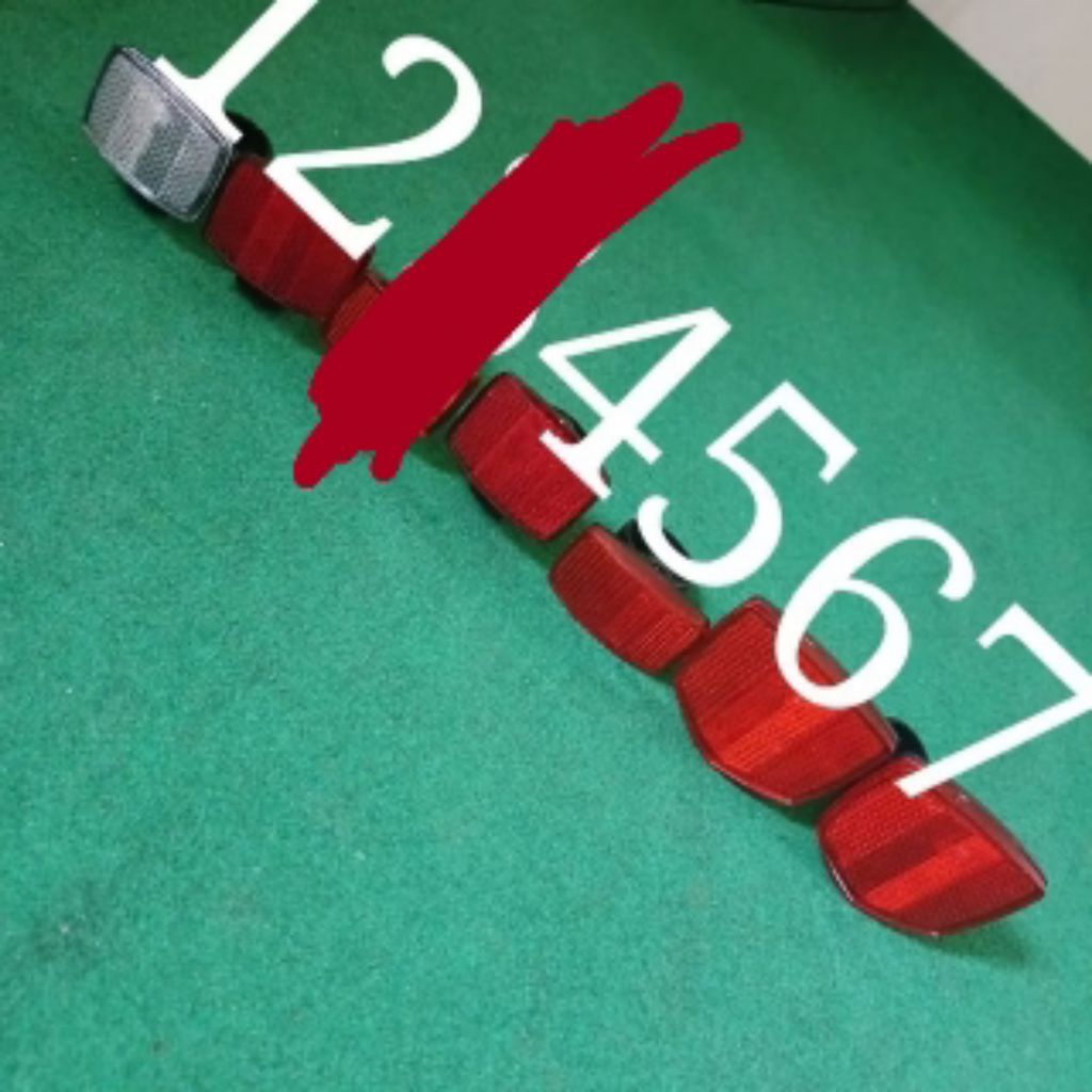 Reflektor merah belakang sepeda mtb 30.9 lampu sepeda mata kucing