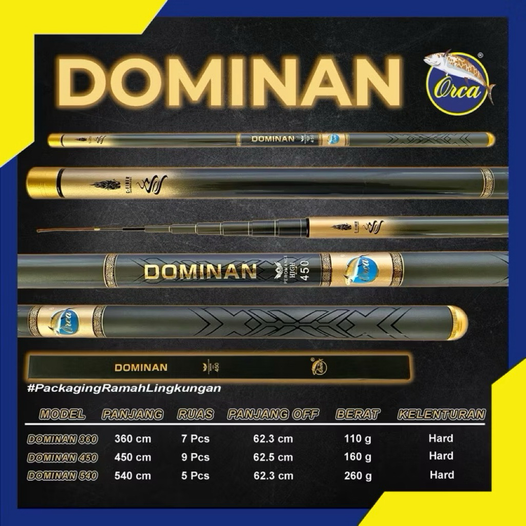 JORAN TEGEK ORCA DOMINAN NEW 360 450 540
