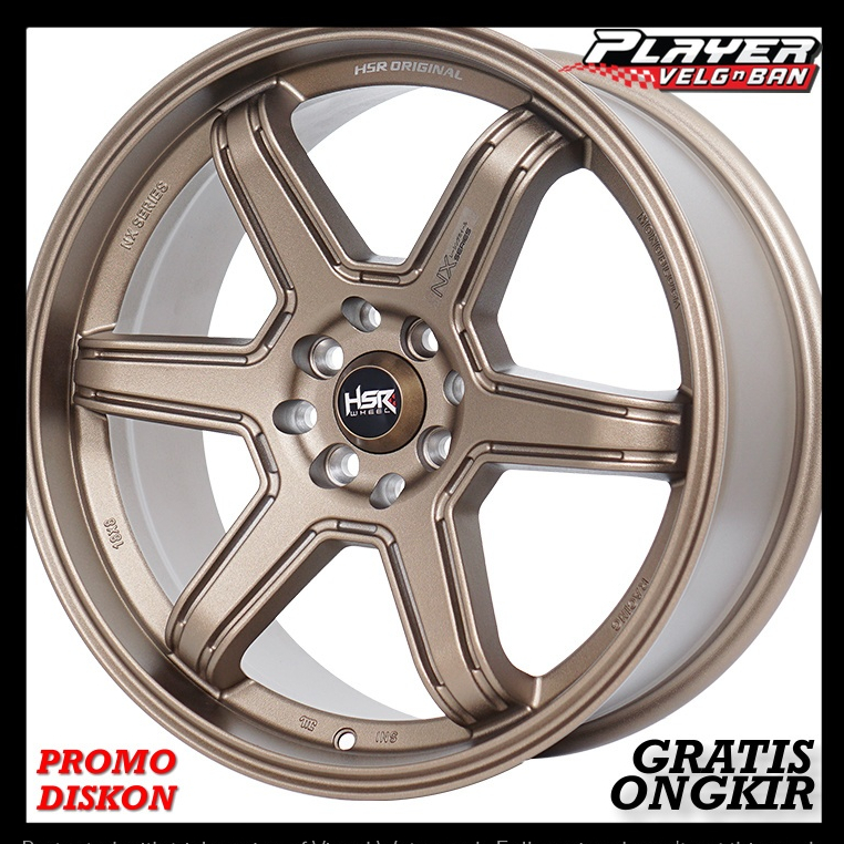 FELEK MOBIL RING18 UNTUK RAIZE WULLING ALVEZ VELG HSR MINAS R18 L8 PCD4X100/4X114,3 ET40 BRONZE
