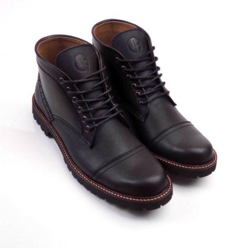 Sepatu Booth Reyl man ACOUSTIC Black series,sepatu booth pria,sepatu booth murah