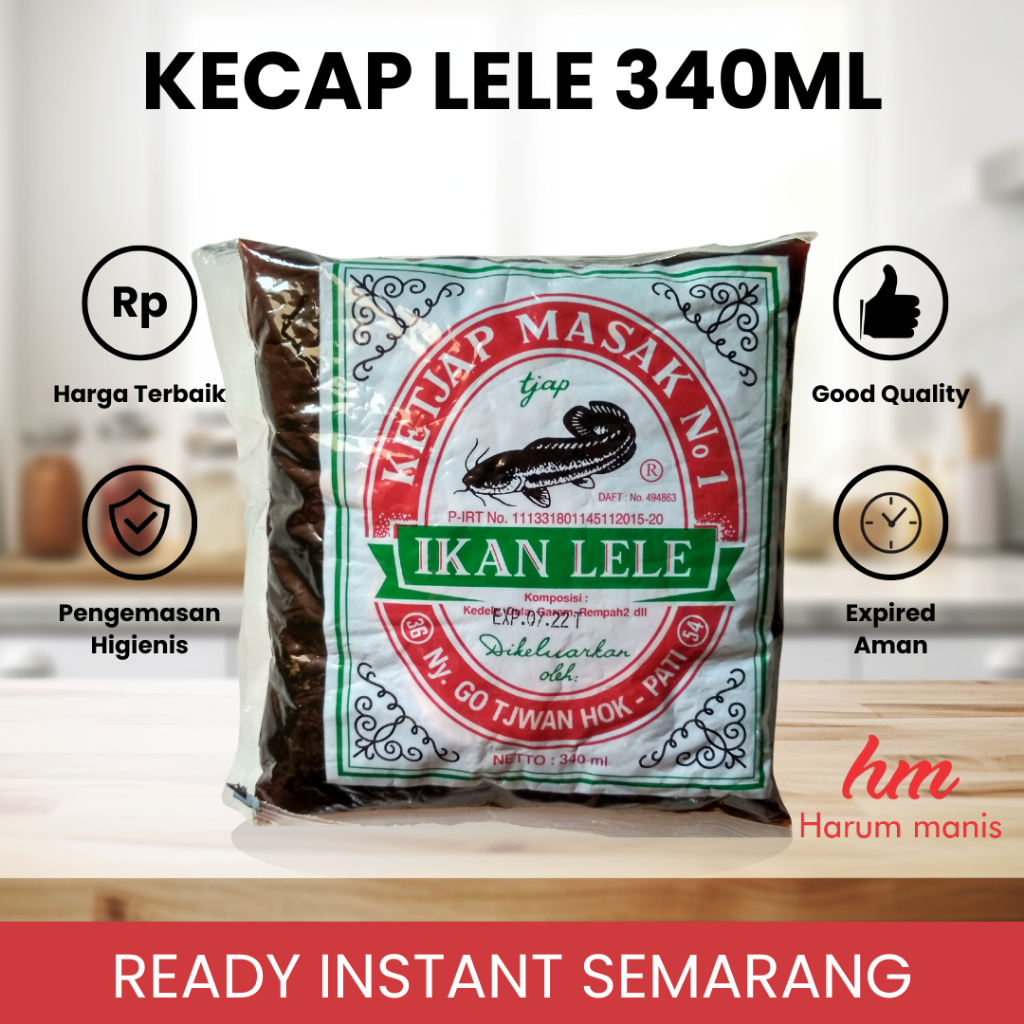 

Kecap Lele / Kecap Manis Cap Ikan Lele 340ml / 500g [GRAB/GOJEK only]