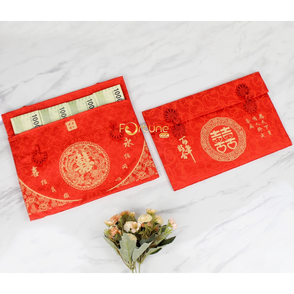 

InJO Angpao Kain Sangjit Kawinan Wedding Besar Jumbo Premium Tebal