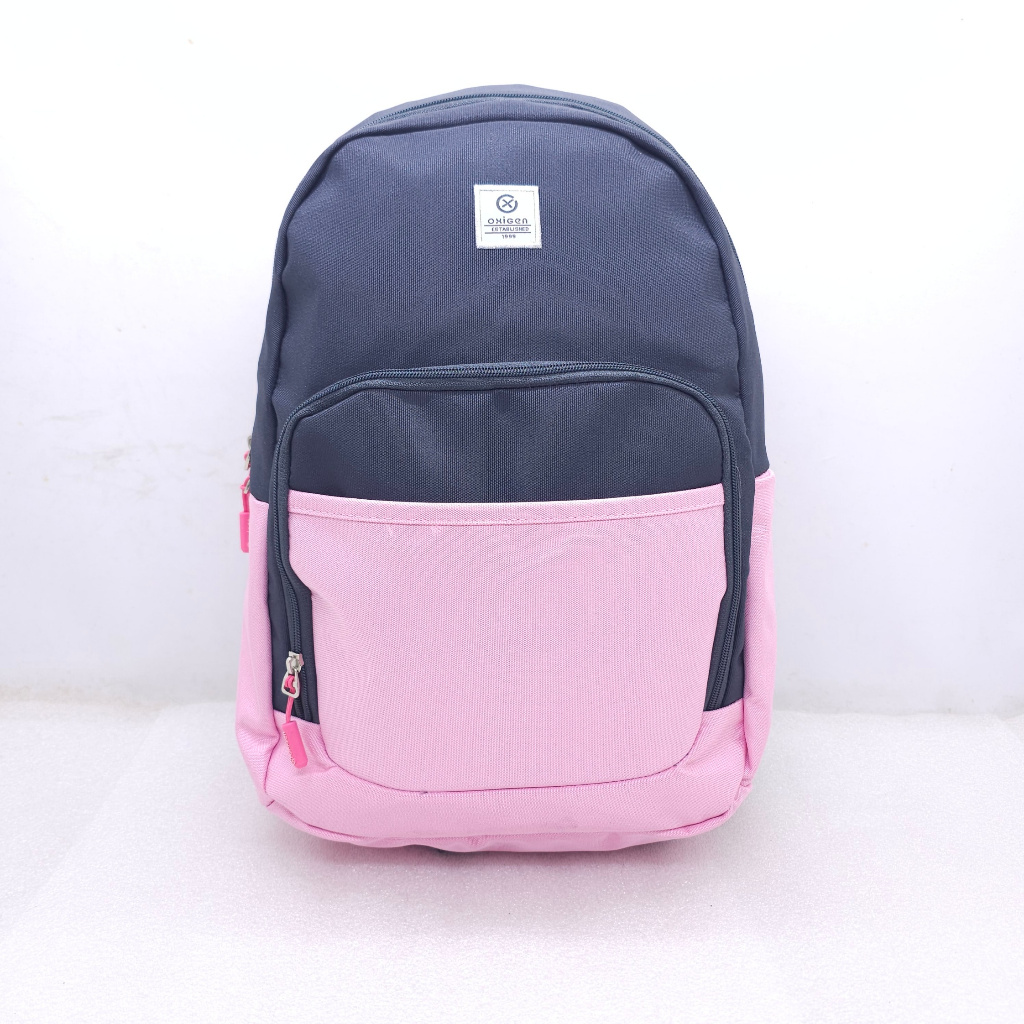 STYLISH BAGPACK OXIGEN UNIK IMPORT KAIN KANVAS TEBAL RINGAN 3 RUANG 17 INCHI ORIGINAL MURAH / TAS SE