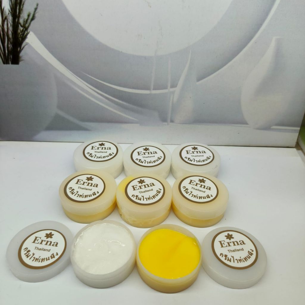 6PCS // CREAM PELEMBAB WAJAH ERNA THAILAND DAY & NIGHT ORIGINAL