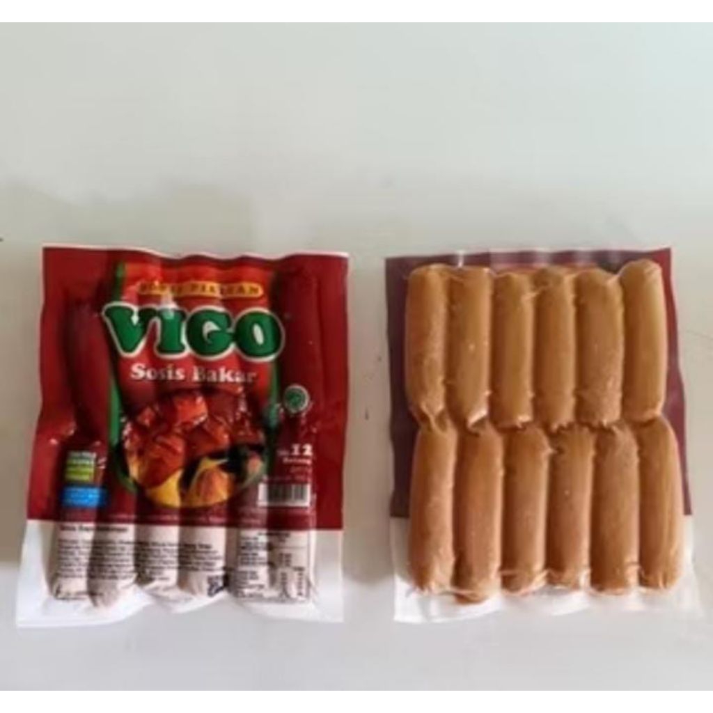 

Vigo sosis sapi bakar 500gr isi 12