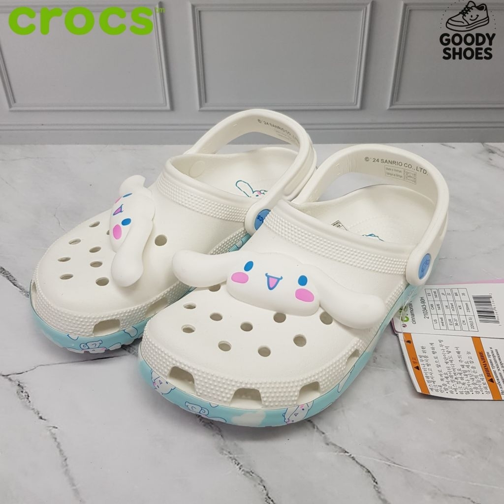 SANDAL CROCS CINNAMOROLL - CROCS CINNAMOROLL DEWASA - SANDAL CROCS CINNAMOROLL DEWASA